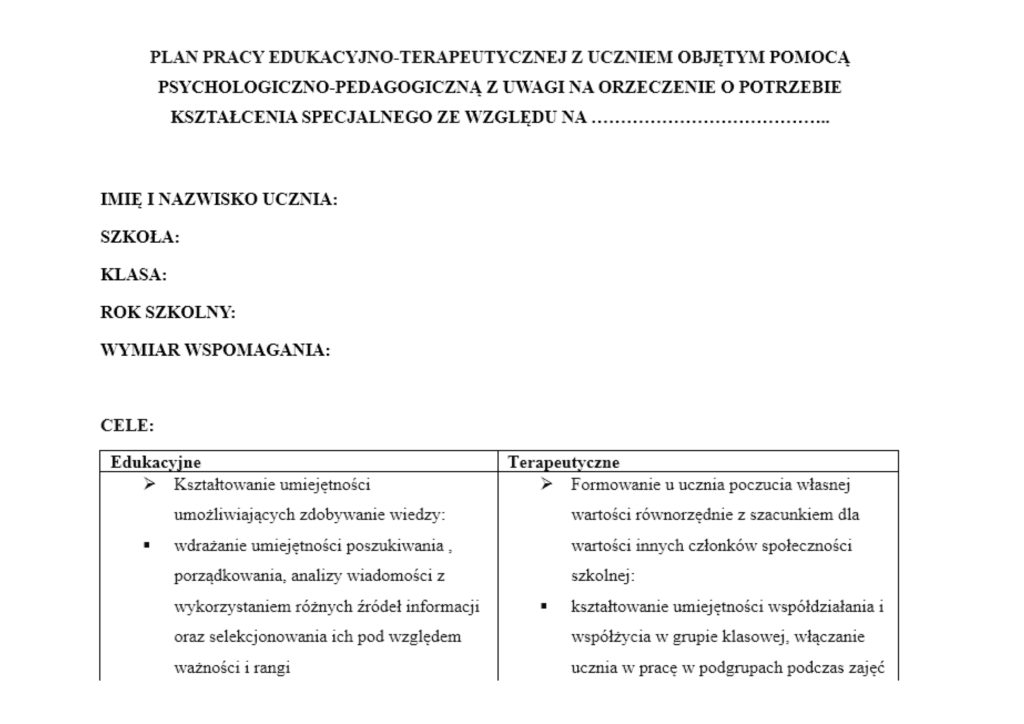 miniTECZKA Nauczyciela Wspomagającego - szkoła podstawowa - produkt cyfrowy.