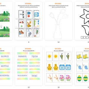 WIOSENNE WYZWANIA - karty pracy + gry. - obrazek 3