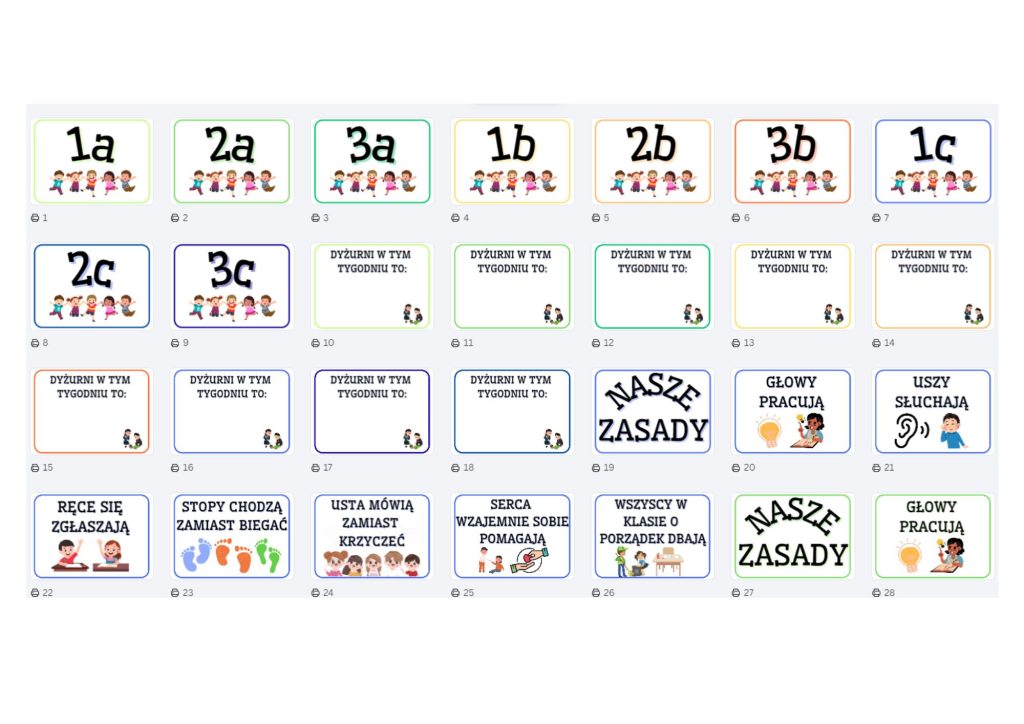 Gazetka powitalna - klasy 1-3 + dekoracje i pakiet na początek roku szkolnego - produkt cyfrowy